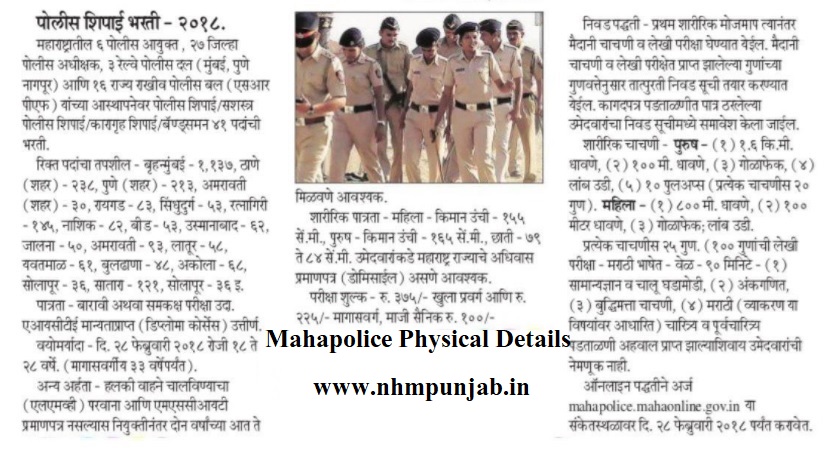 Maharashtra Police Bharti 2020