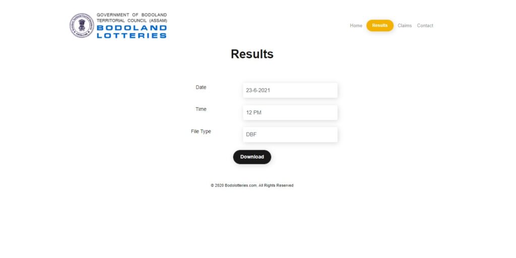 Bodoland Lottery Result Today 23rd June (Live) 12 pm 3 pm 7 pm