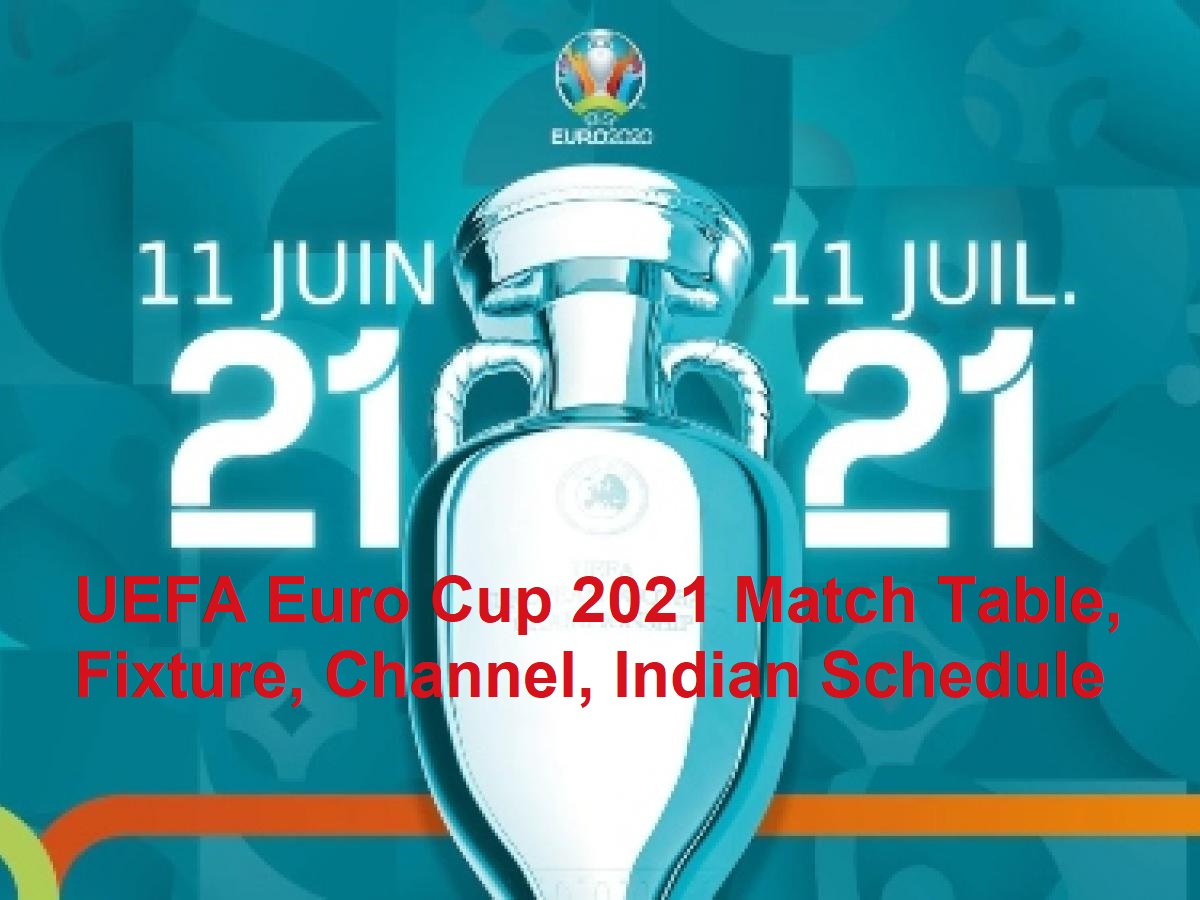 UEFA Euro Cup 2021 Match Table, Fixture, Channel, Indian Schedule