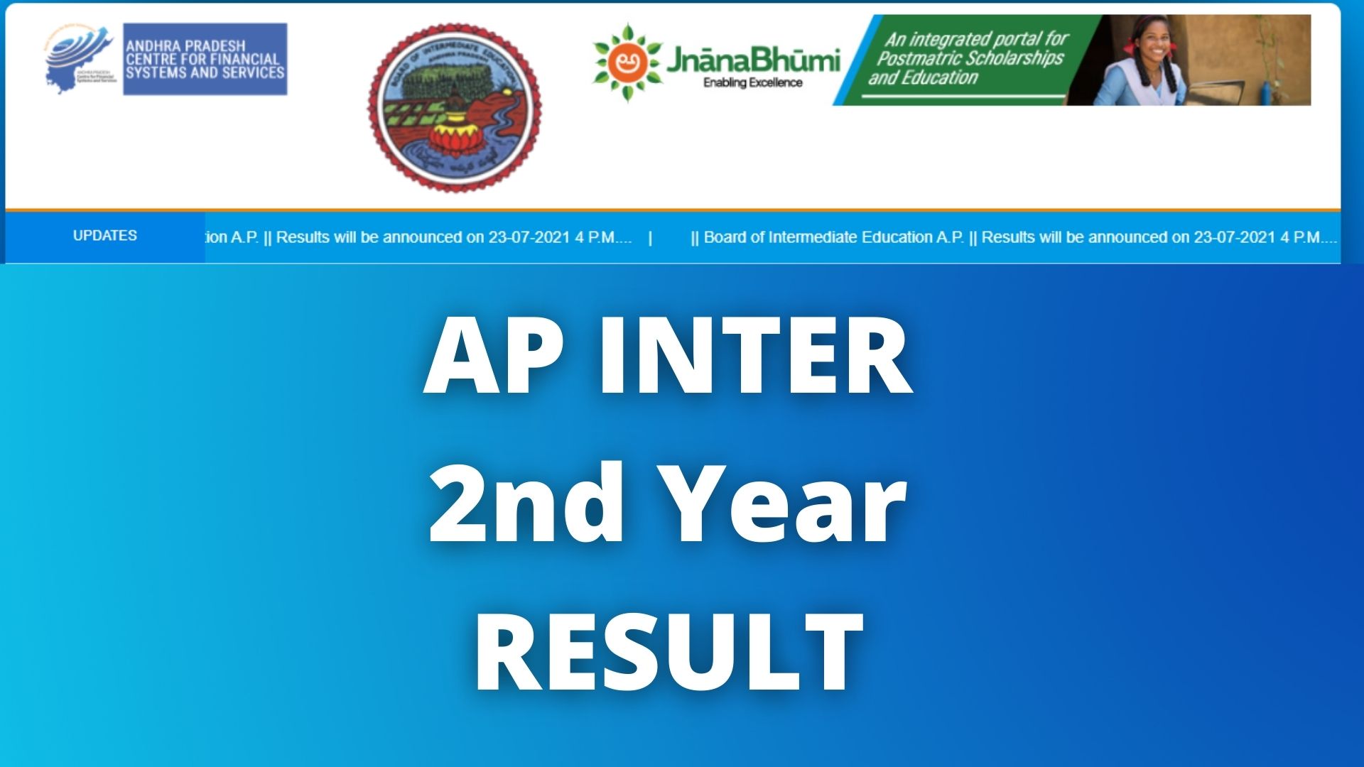 results.apcfss.in Inter 2nd Year Results 2021 AP 12th ...