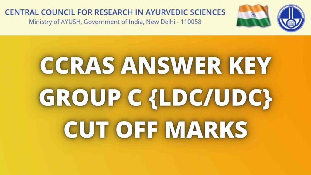 CCRAS ANSWER KEY