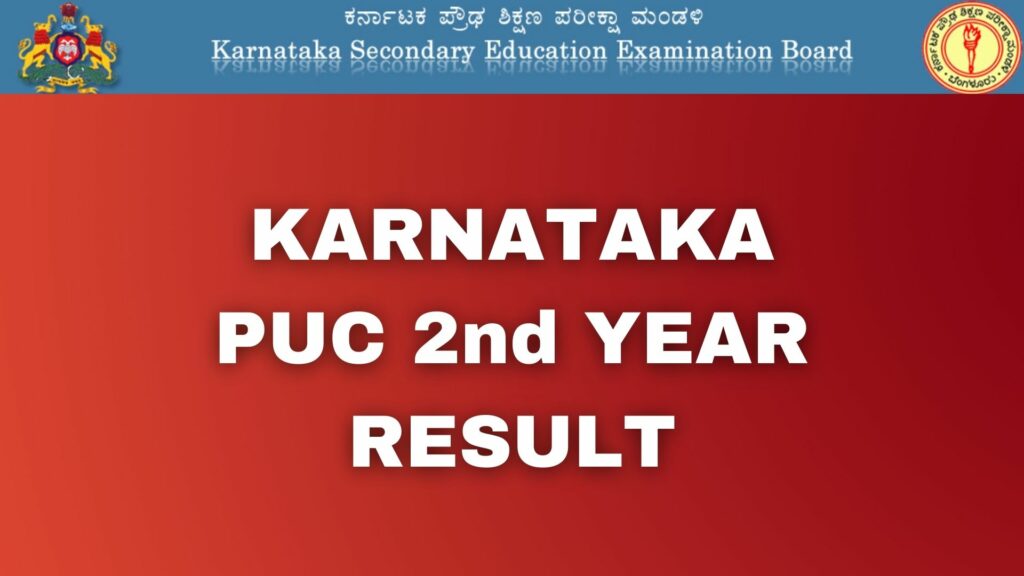 Karnataka PUC 2nd Year Result