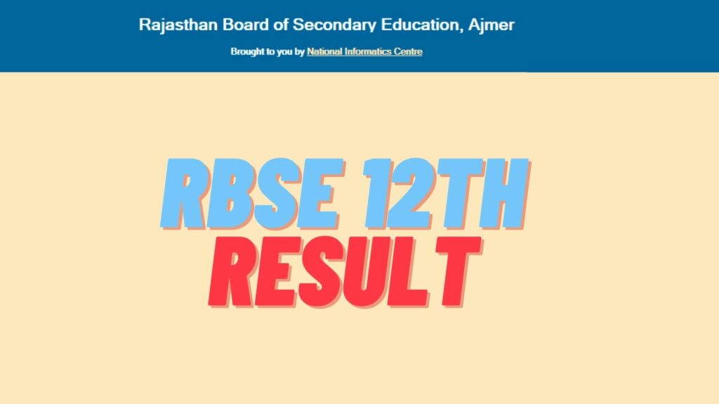 RBSE 12th Result