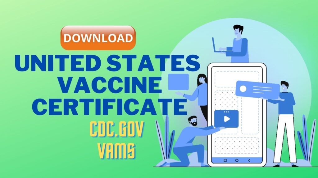 USA Vaccine Certificate Download