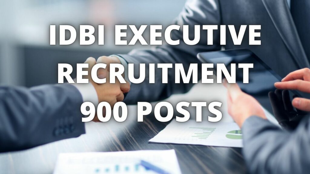 IDBI Executive Apply Online