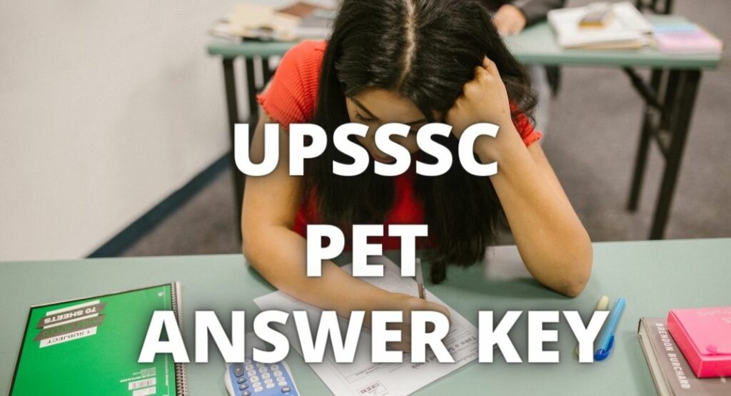 UPSSSC PET Answer Key