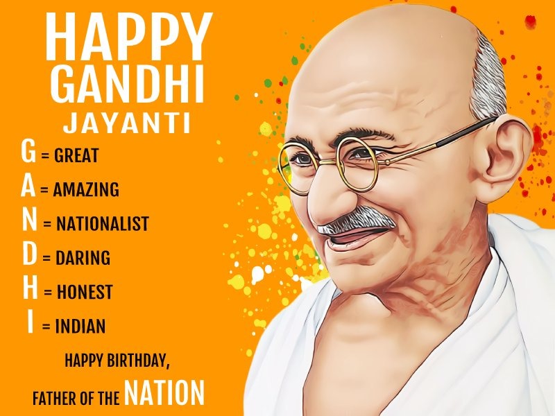 Gandhi Jayanti 2021 Wishes In Hindienglish Quotes Images Status 2524
