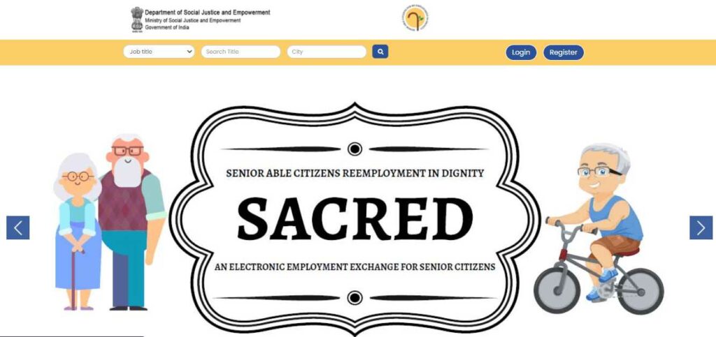 SACRED Senior Citizen Jobs Portal