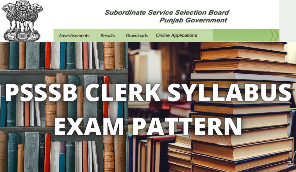 PSSSB Clerk Syllabus 2021 PDF