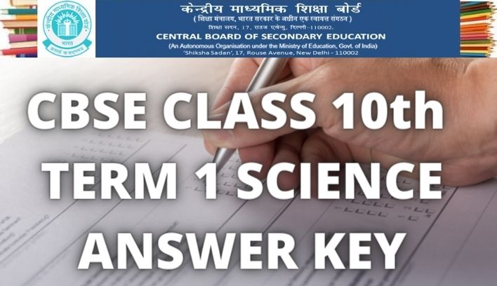 CBSE Class 10th Term 1 Science Answer Key 2021 MCQ Question Paper