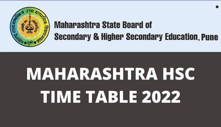 Maharashtra HSC Time Table 2022
