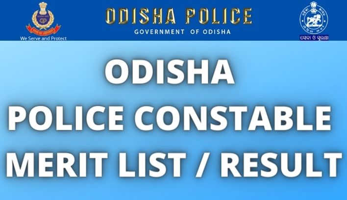 Odisha Police Constable Merit List 2021