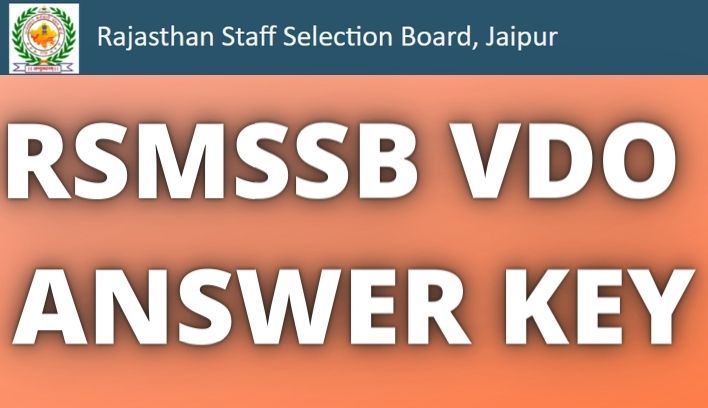 RSMSSB VDO Answer Key 2021