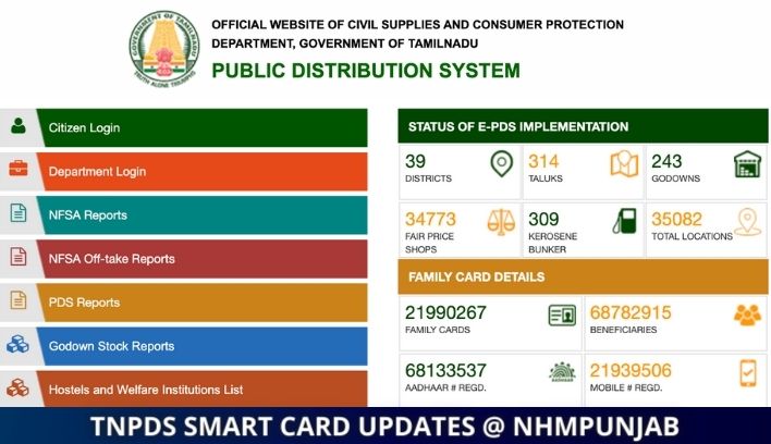 TNPDS SMART CARD UPDATES