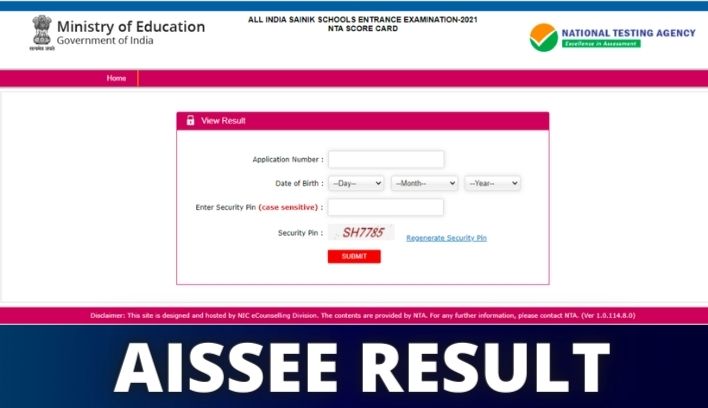 AISSEE RESULT