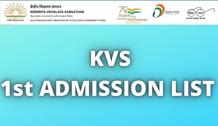 KVS 1st Admission List 2022