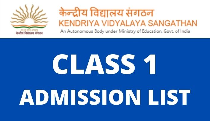 KVS Class 1 1st Admission List 2022-23