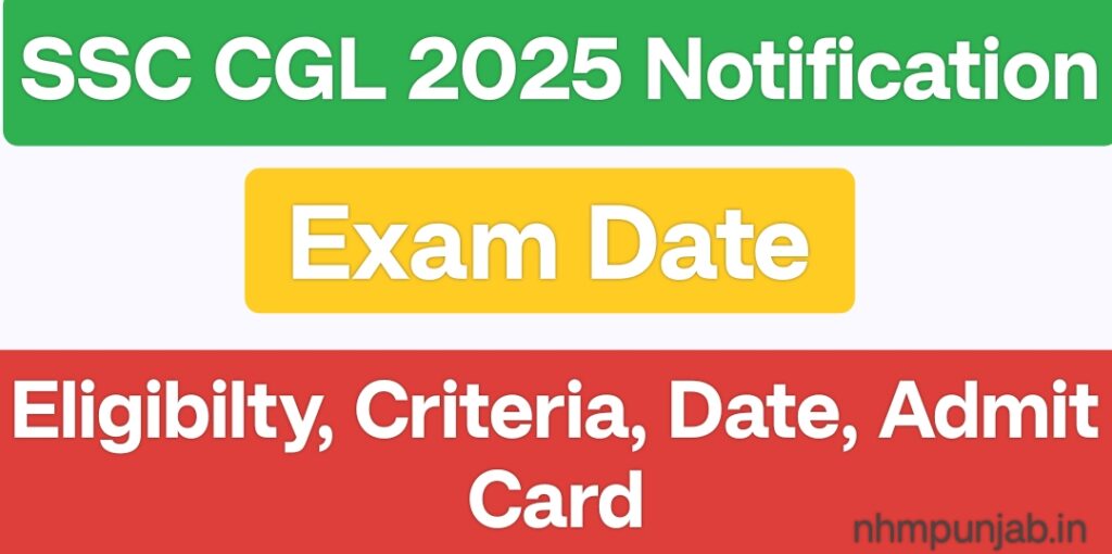 SSC CGL 2025 Notification